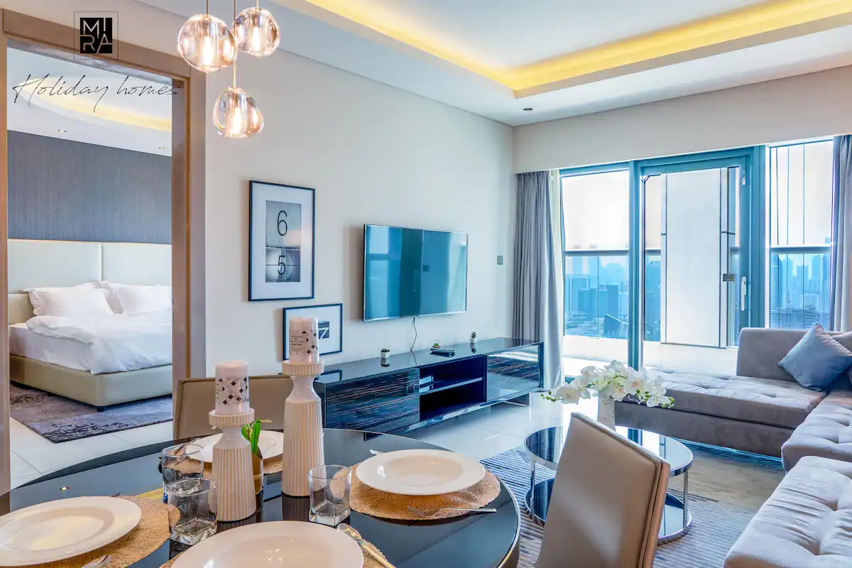 Monthly 1 Bed for rent in Damac paramount,   Dubai 